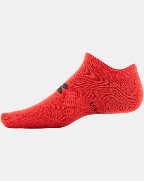 Men's UA Essential Lite 6-Pack Socks, Red, pdpMainDesktop image number 10